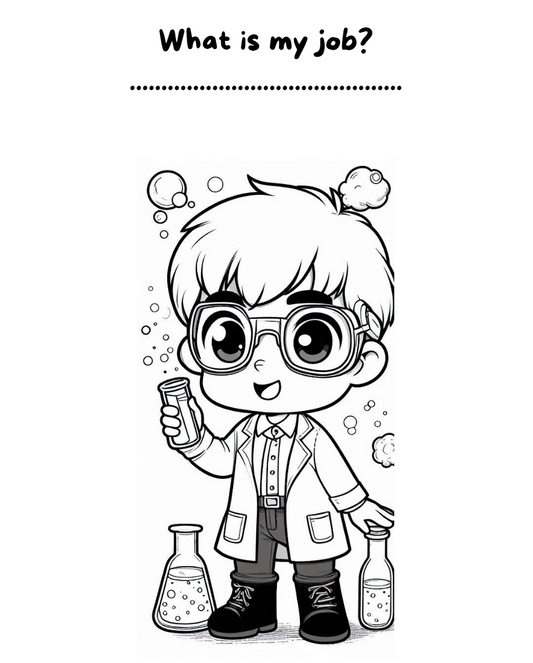 Career Explorer Coloring Book – 48 Creative Pages to Inspire & Unwind