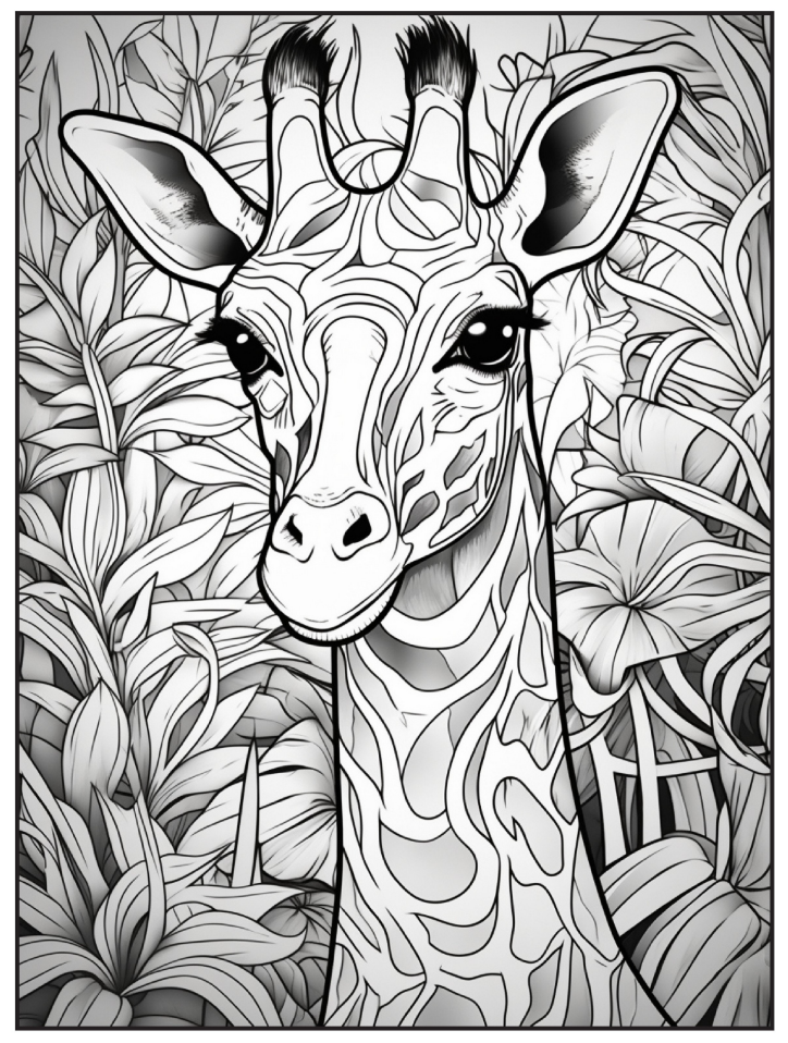 Wild Elegance Coloring Book – 50 Intricate Animal Designs for Calm & Creativity