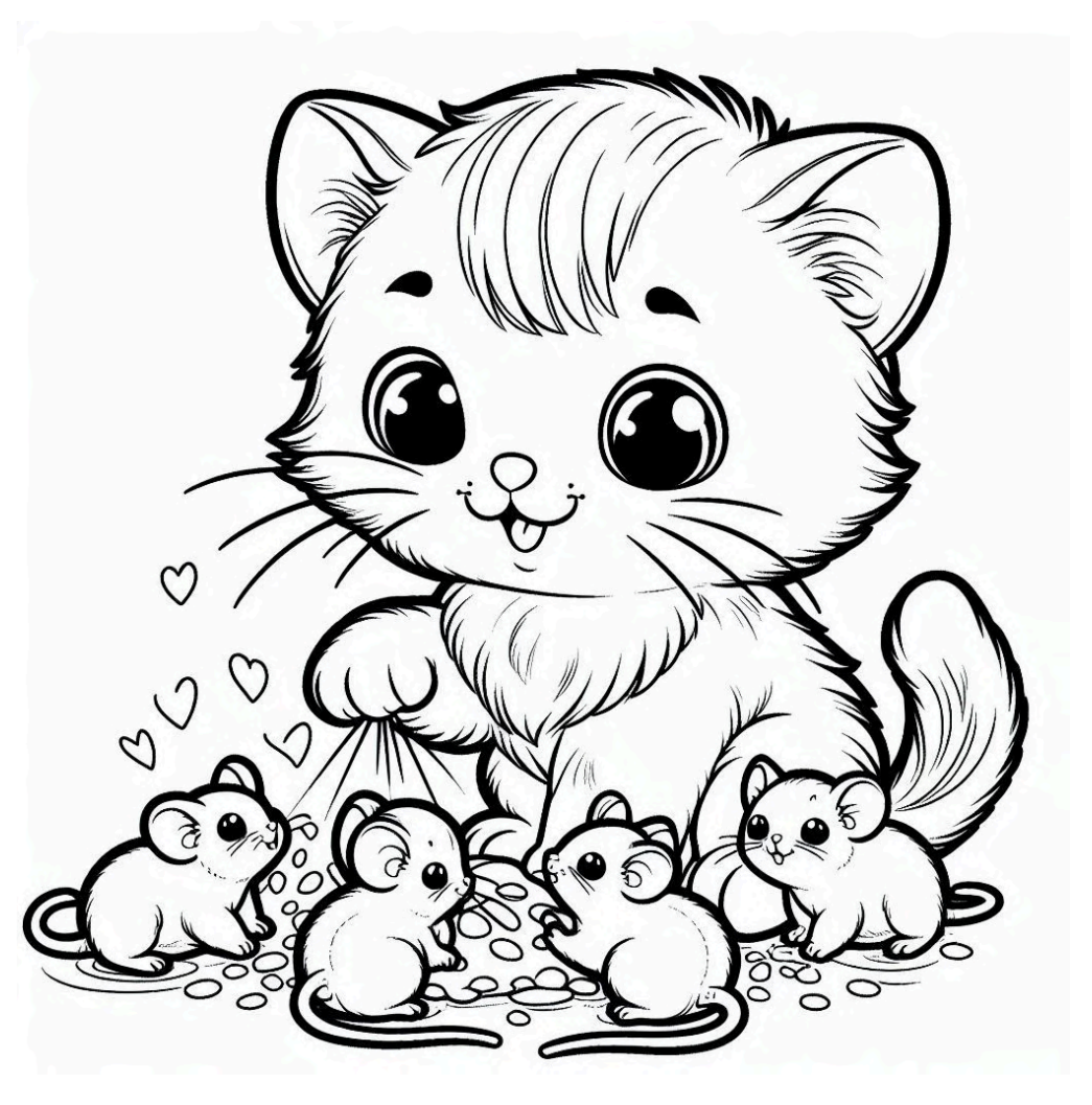 Cute Animal Coloring Book – 100 Adorable Creatures to Color & Relax