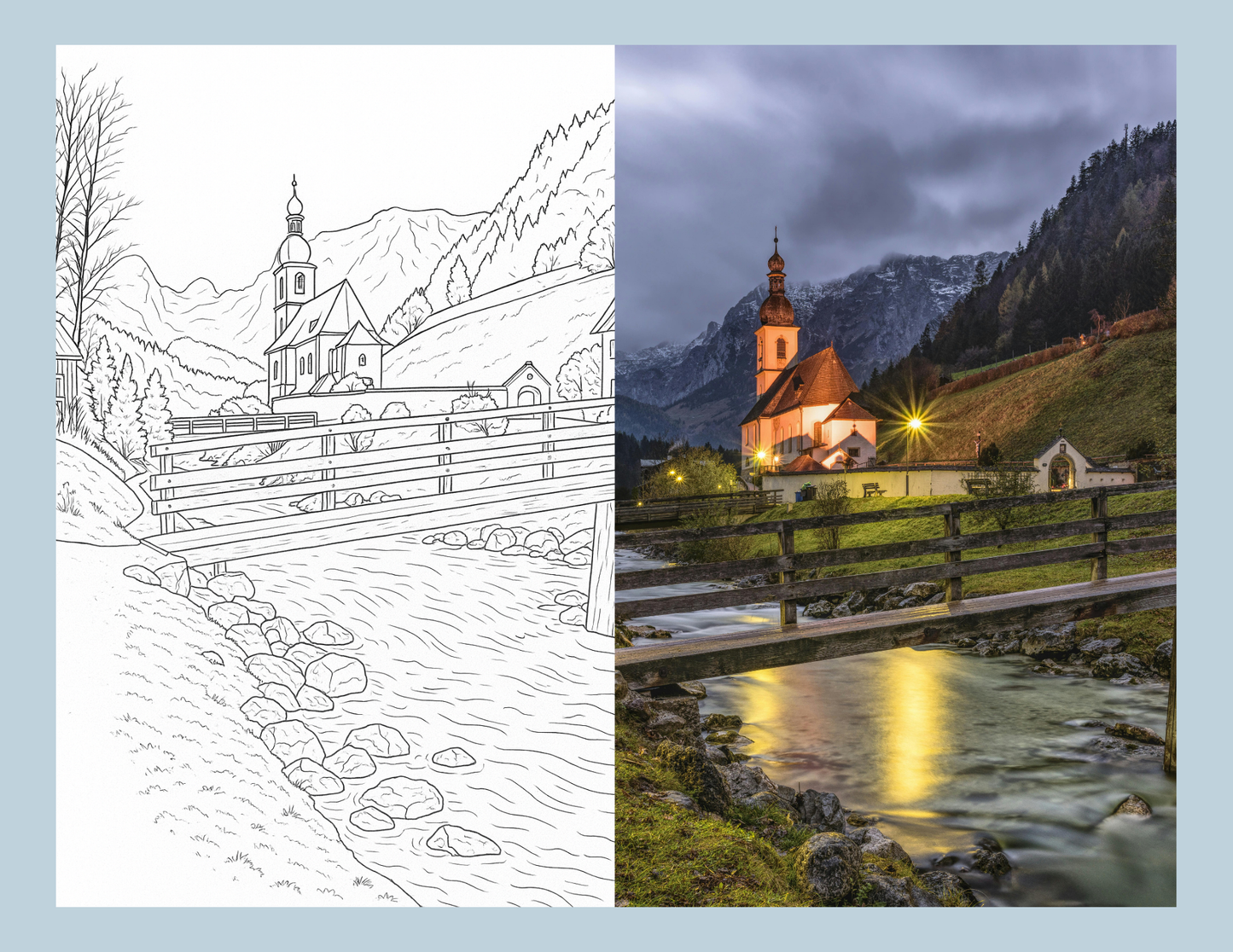 Custom Coloring Book with Photos