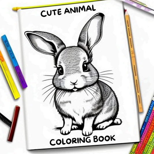 Cute Animal Coloring Book – 100 Adorable Creatures to Color & Relax