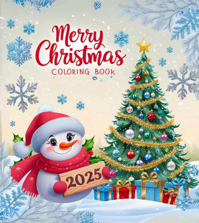 Cozy Christmas Coloring Book – 108 Festive Holiday Pages to Color & Enjoy