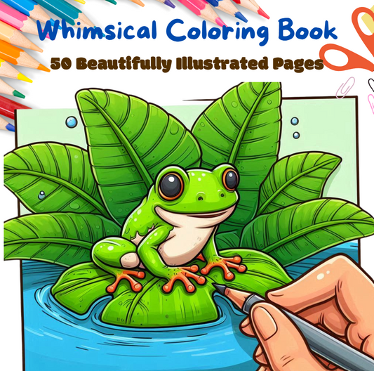 Whimsical Coloring Book – 50 Playful & Relaxing Pages to Spark Creativity