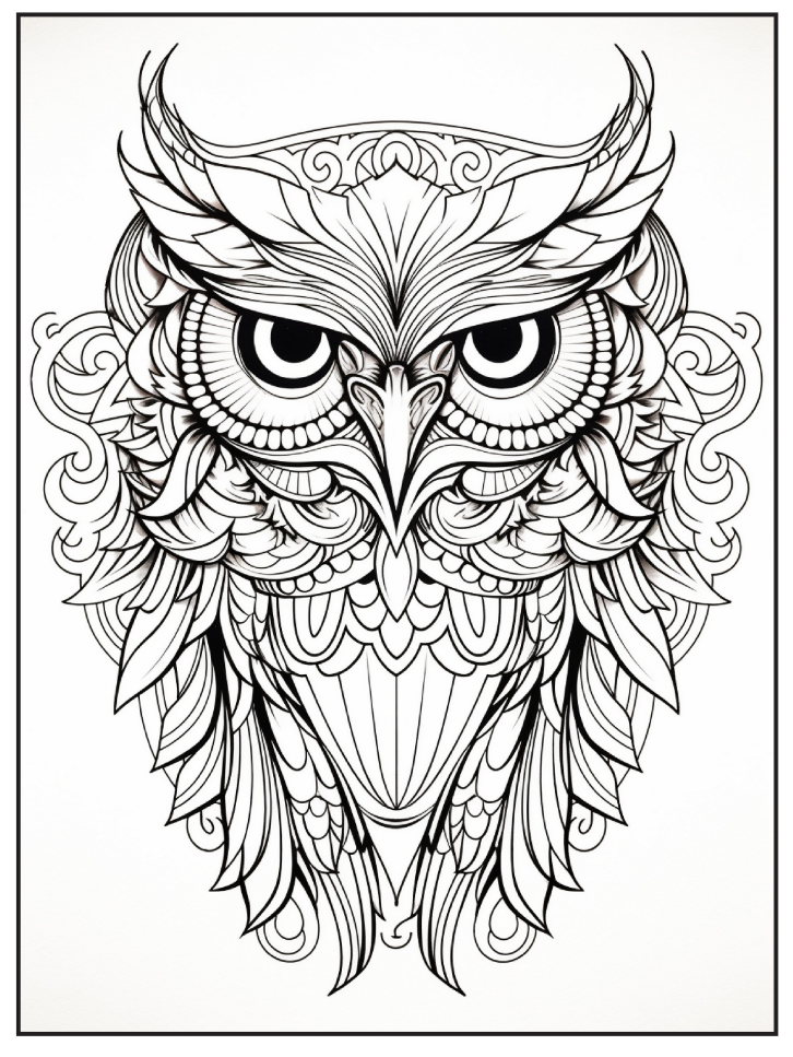 Wild Elegance Coloring Book – 50 Intricate Animal Designs for Calm & Creativity
